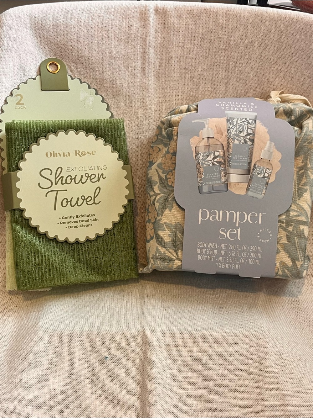 Olivia Rose Exfoliating Shower Bundle